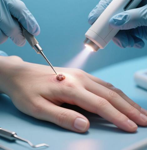 Лазерное удаление бородавок Минск: безопасный способ лечения