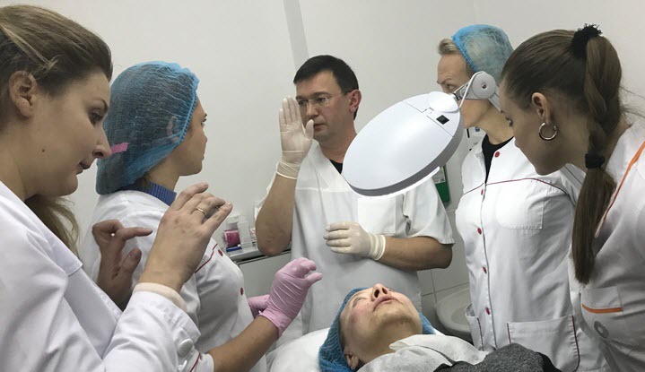 Обучающий семинар для врачей-косметологов в LINLINE Минск. Повышение квалификации и изучение новых лазерных методик.