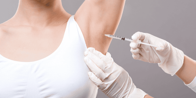 Лечение гипергидроза